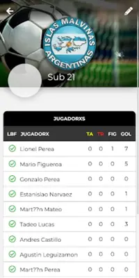 Liga Islas Malvinas android App screenshot 3